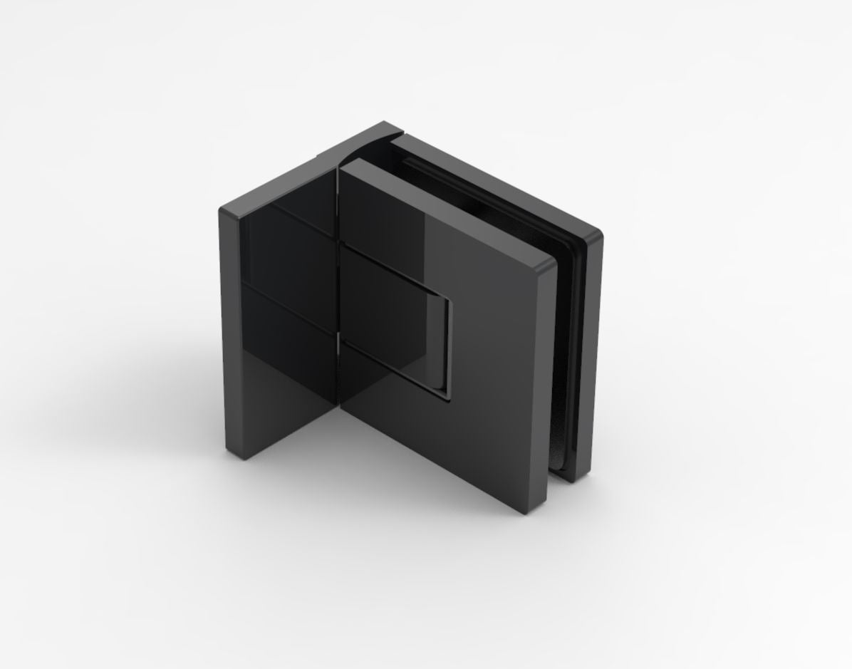 Nobiallo Pendeltürband 90° Glas-Wand Hebe-Senk – 50 kg, 8/10 mm ESG