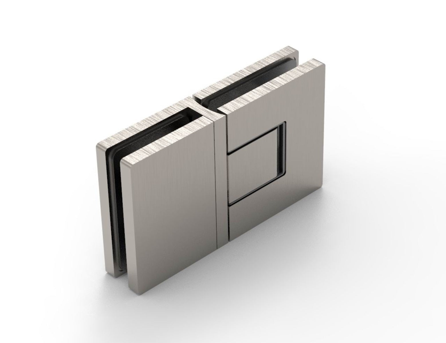 Nobiallo Pendeltürband 180° Glas-Glas Hebe-Senk – 50 kg, 8/10 mm ESG