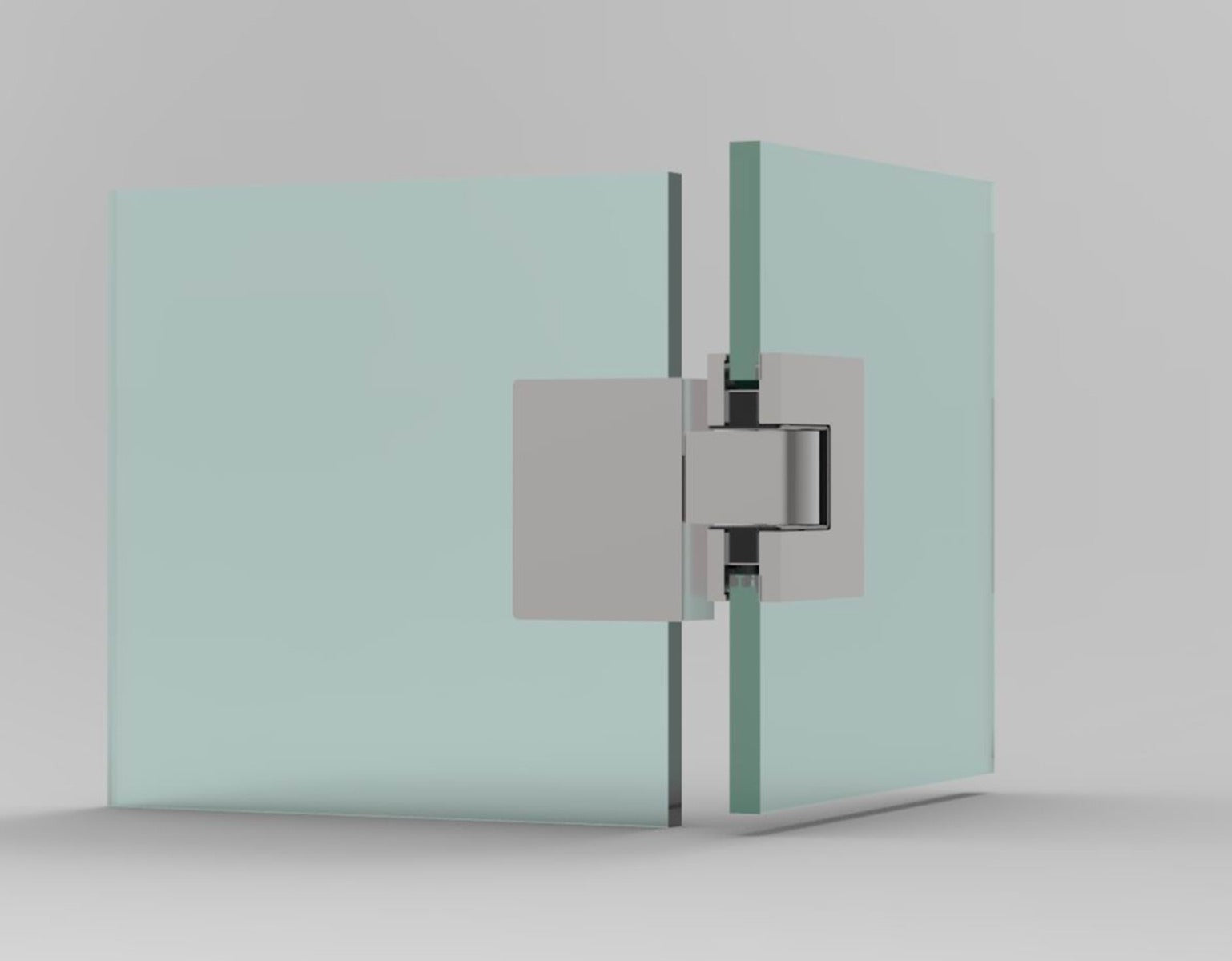 Pendeltürband mit Hebe-Senk Funktion 180°, Glas-Glas Scharnier, Typ Nobiallo