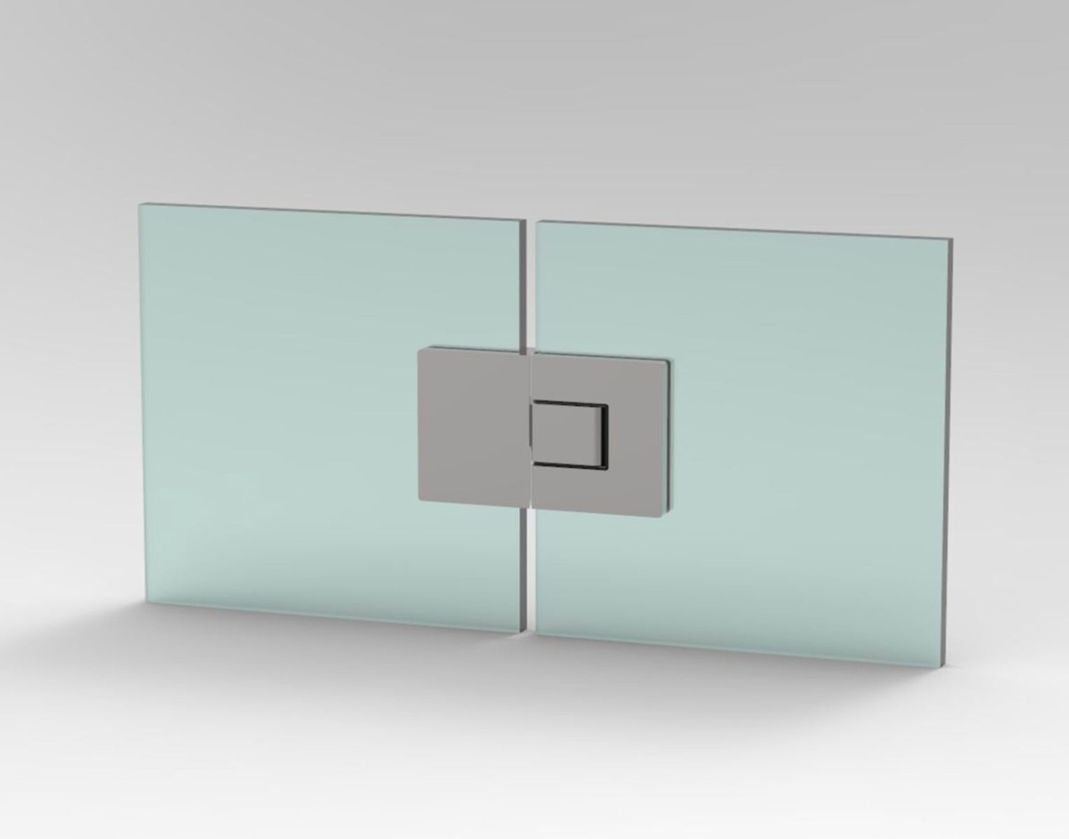 Nobiallo Pendeltürband 180° Glas-Glas Hebe-Senk – 50 kg, 8/10 mm ESG