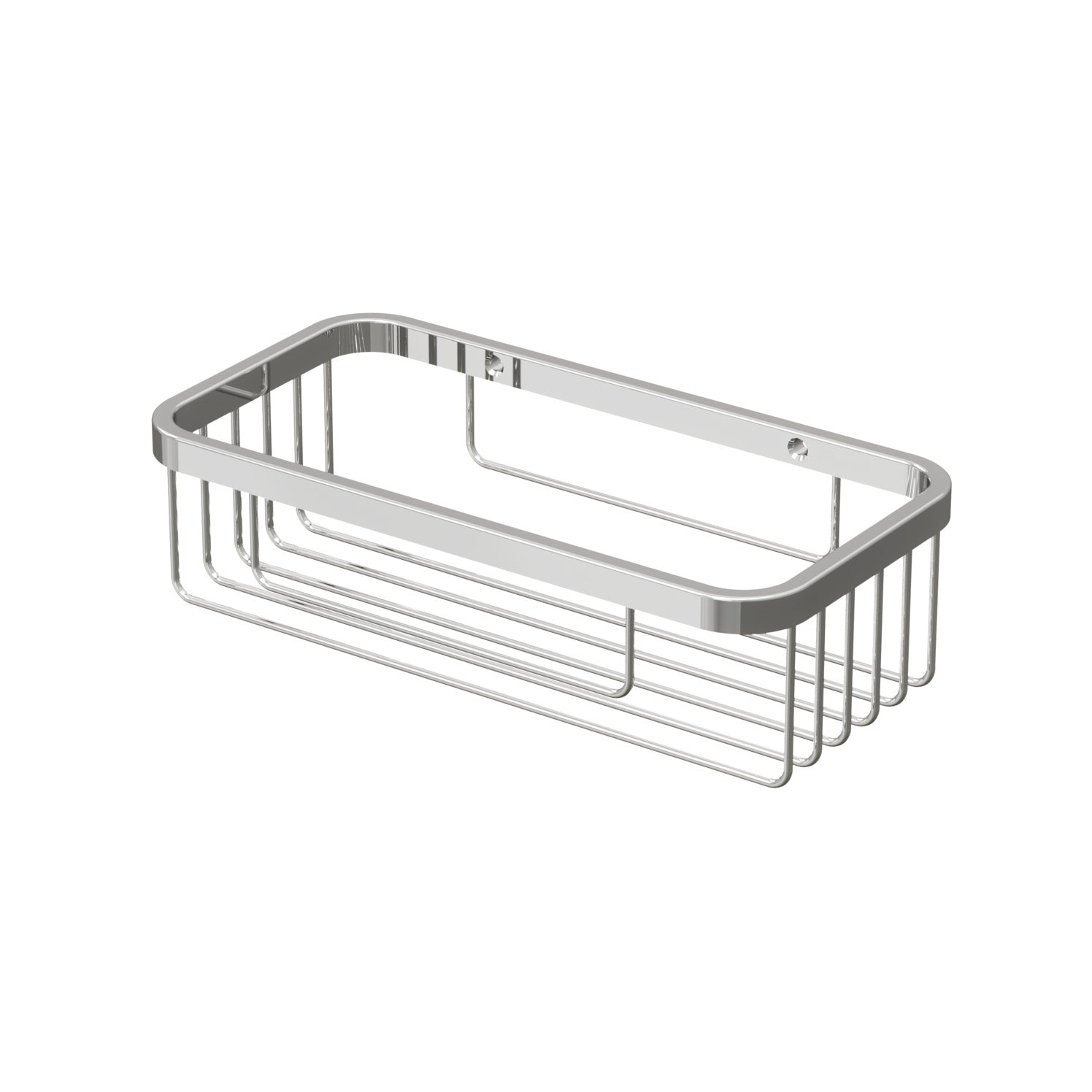 Schwammkorb verchromt rechteckig 205x104x60 mm VIGOUR one – Wandmontage