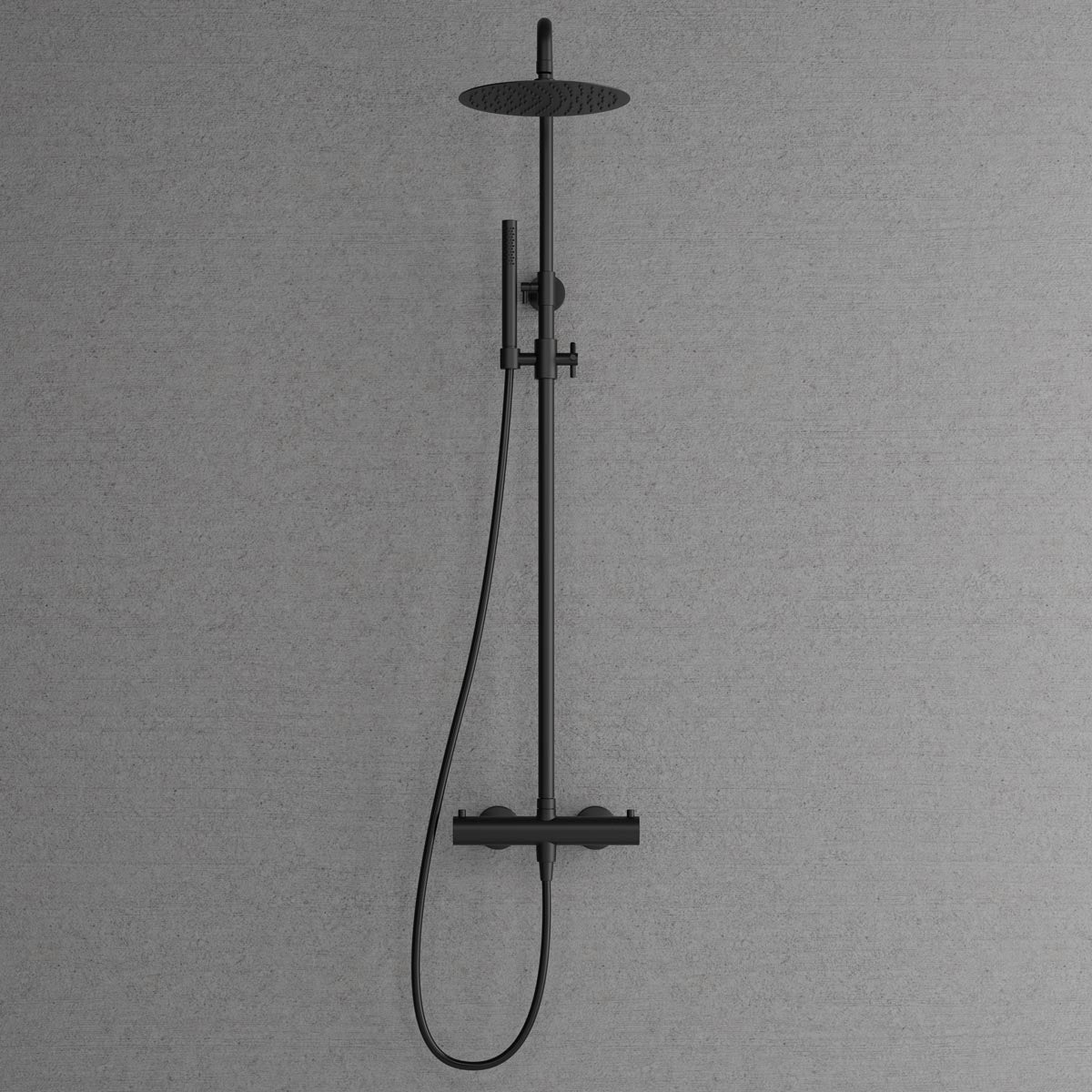 ScandTap Pleasure 2 Regendusch-Set Aufputz, Schwarz, Originalfoto