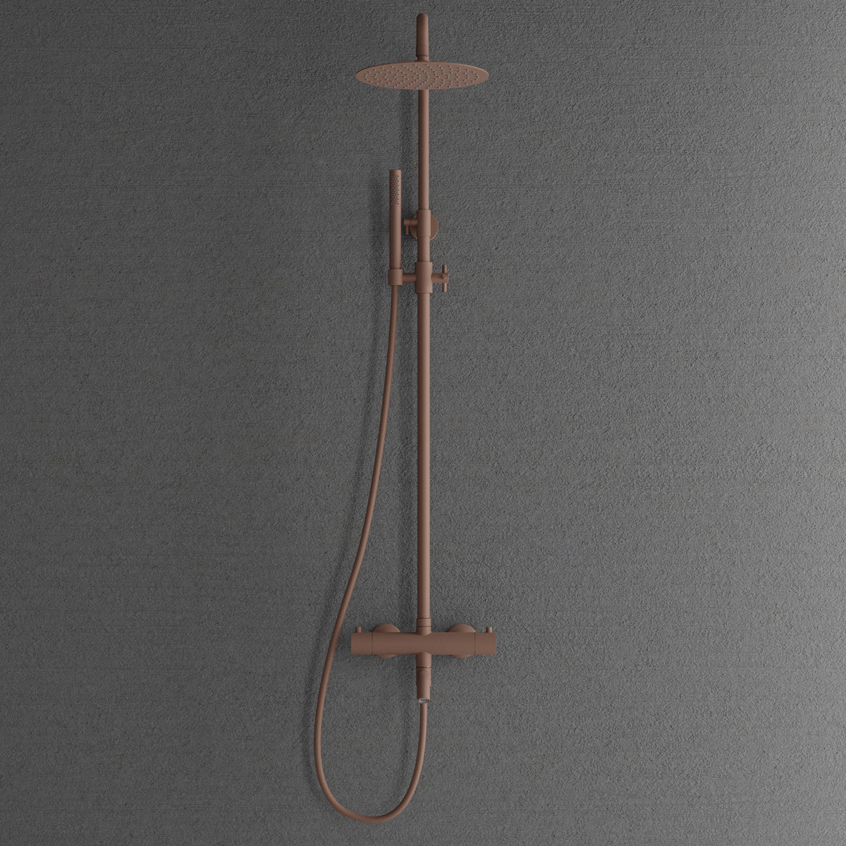 ScandTap Pleasure 3 Regendusch-Set mit Wanneneinlauf, Rust, Originalfoto