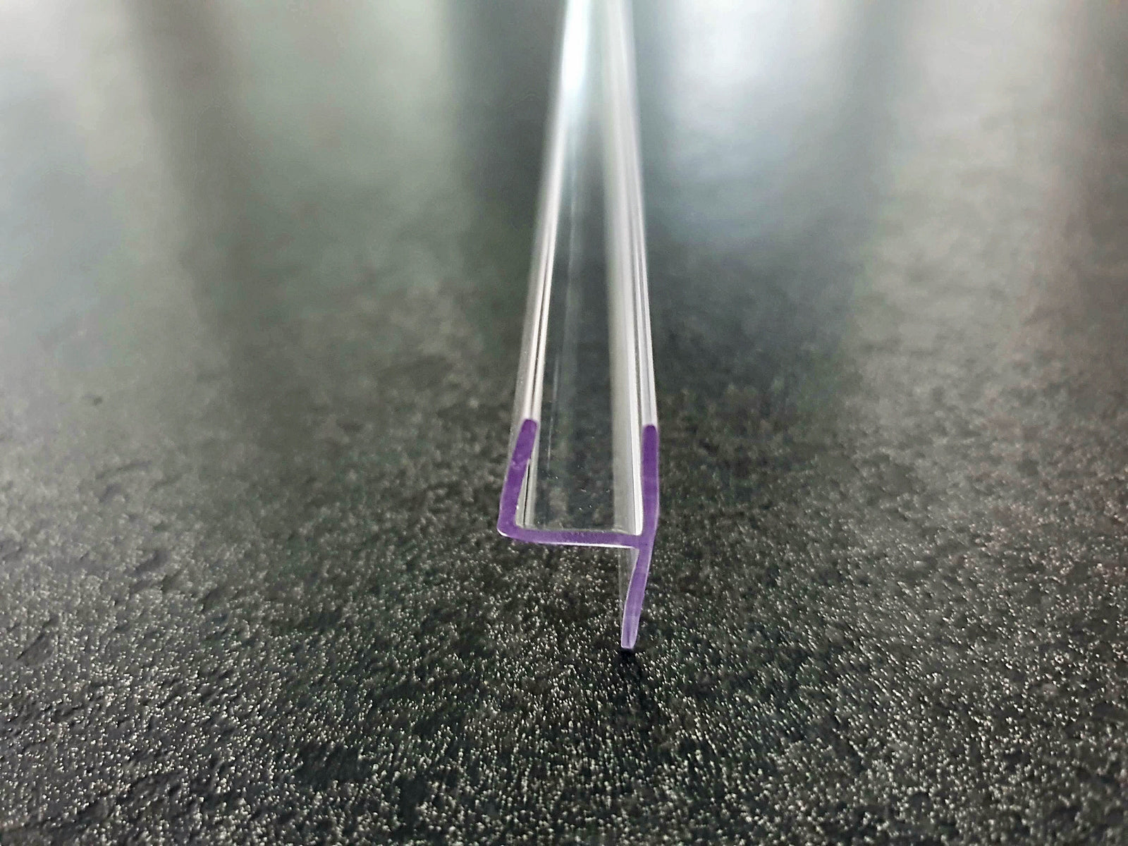 Spaltdichtung mit weicher Vinyl-Lippe für geringes Spaltmaß – Für 8, 10 oder 12 mm Glas – Art.Nr. PCC8/10/12