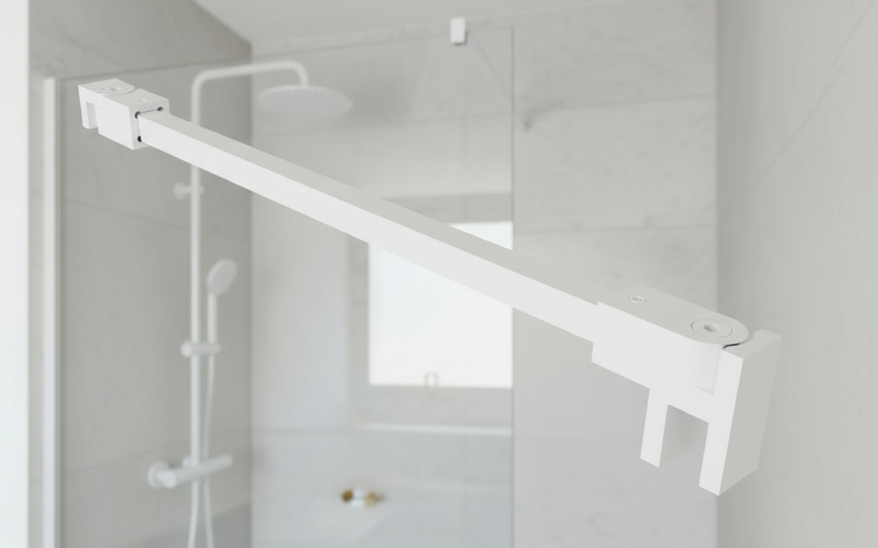 Kristhal Stabilisierungsstangen-Set quadratisch – 1200 mm, 12x12 mm, flexibel für 8-10 mm Glas – Art.Nr. S1212SET