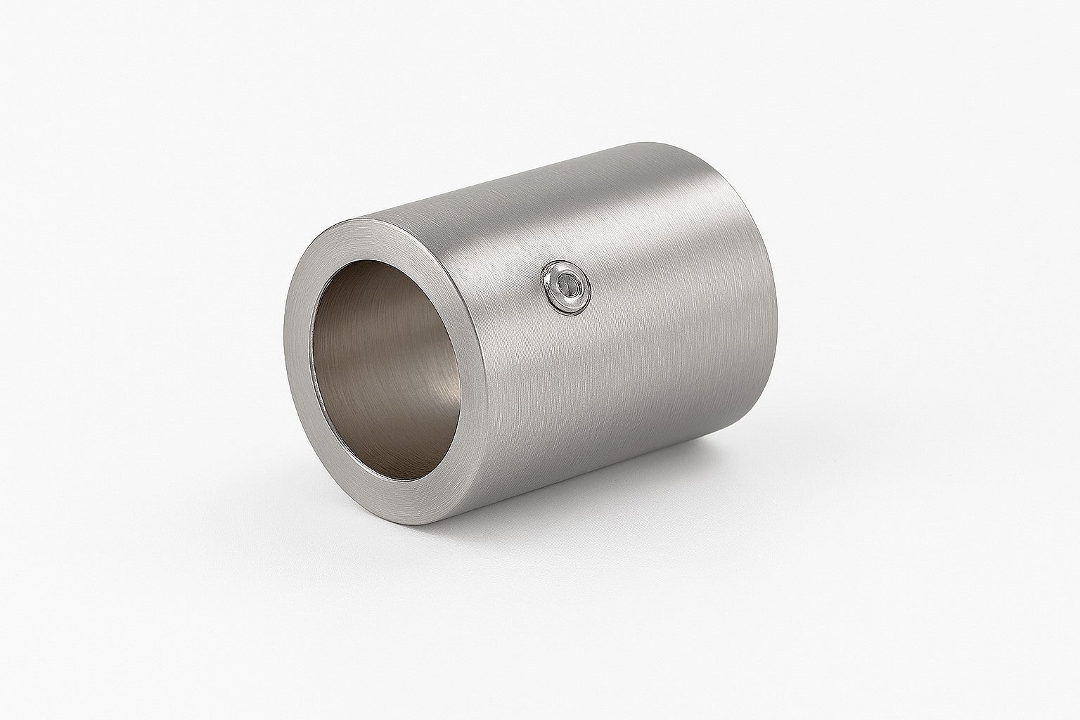 Wandhalter S12 Ø 19 mm in Edelstahl-Optik gebürstet