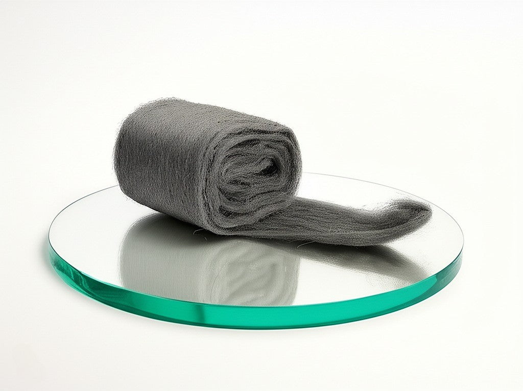 Kristhal superfeine Stahlwolle Typ 0000 für Glas – Entfernt hartnäckige Ablagerungen – Art.Nr. 0000