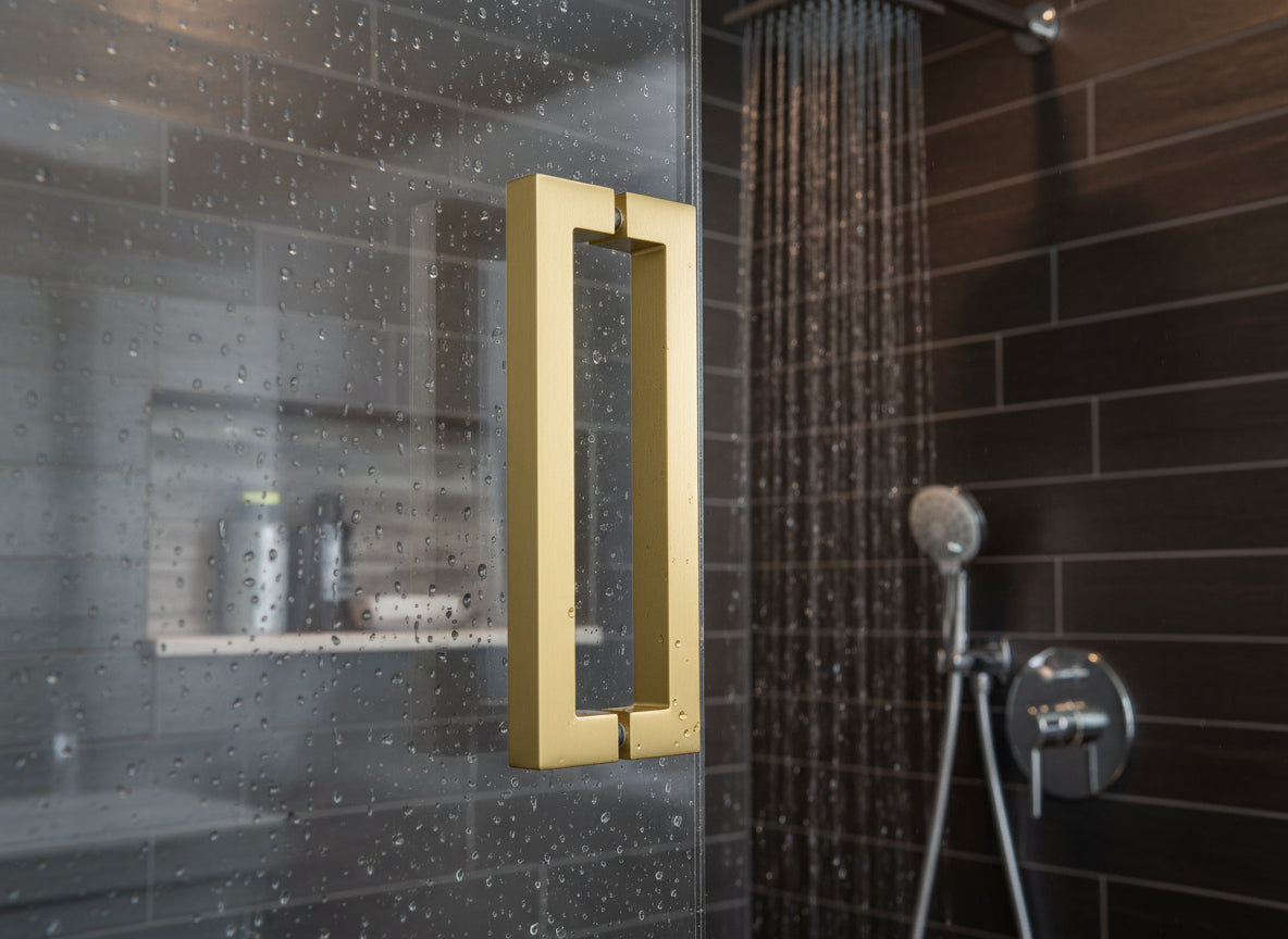 Duschgriff Stangengriff, 19 x 19 mm – Lochabstand 203 mm