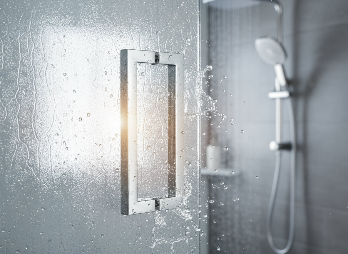 Duschgriff Stangengriff, 19 x 19 mm – Lochabstand 203 mm