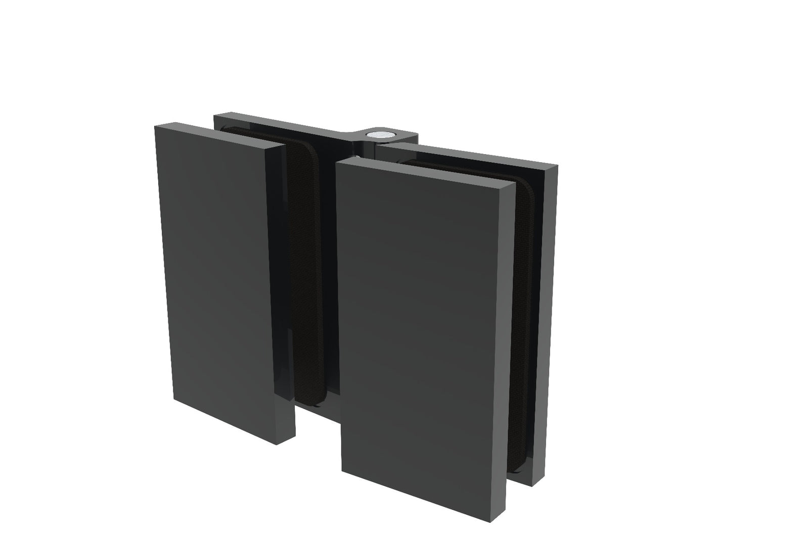 Anschlagband 180° Glas-Glas, Detailansicht