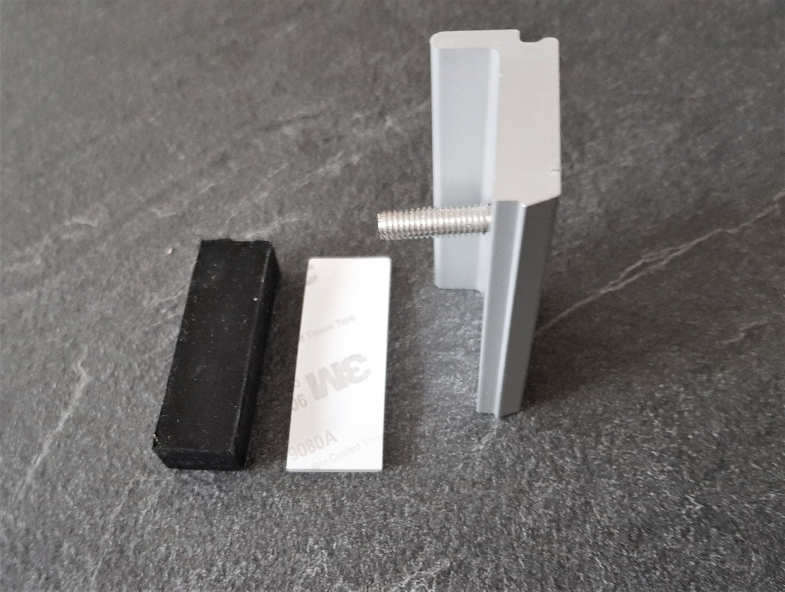 Klemmprofil-Set Typ CR mit Abdeckprofilen für 8 mm Glas – Inkl. 5 Glasklemmen – Art.Nr. EUMB