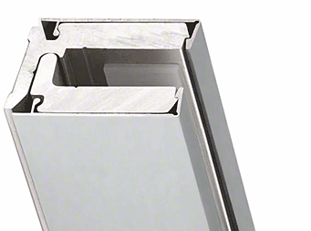 Klemmprofil-Set Typ CR mit Abdeckprofilen für 8 mm Glas – Inkl. 5 Glasklemmen – Art.Nr. EUMB