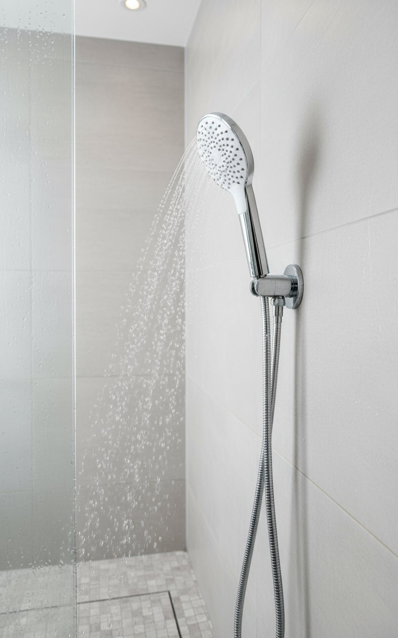 Vigour Handbrause V2 verchromt – 1-fach Regenstrahl, Ø 120 mm, Antikalk – Art.Nr. V22HB1R