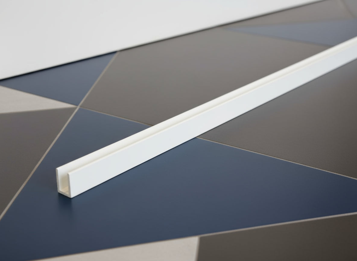 Alu U-Profil SDCD3812 – Silikonverklebung Glasscheibe, 13 Farben