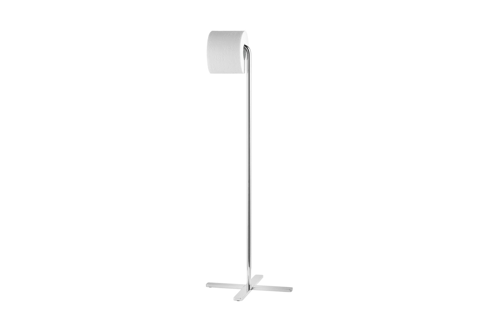 Giese WC-Garnitur für Toilettenpapier, Standmodell freistehend, Massivmessing, Art.Nr. 21729