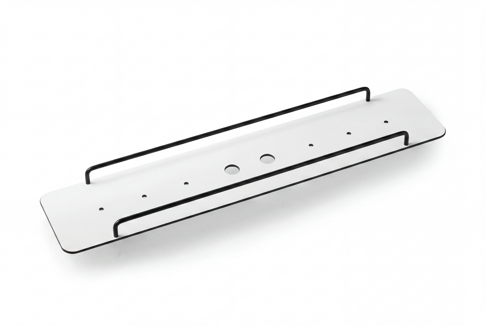 Giese Flatbord Ablage schwarz matt, weiße Ablagefläche, Art.Nr. 36002