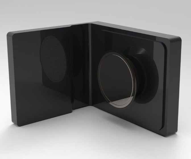 Serie Lugano – Winkelhalter Wand/Glas 90° flächenbündig | Art.-Nr. LU90S(A)