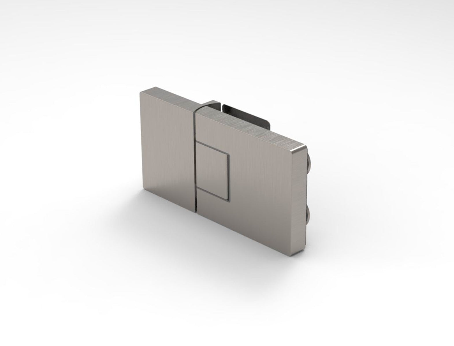 MURELLO Türband 180° Glas-Glas Hebe-Senk DIN rechts Brushed Nickel