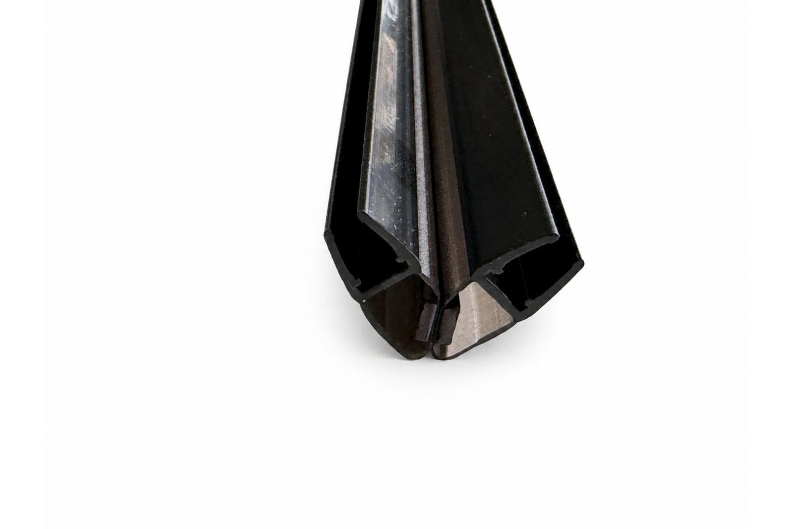 Schwarze Magnetdichtung 90° für Eckduschen, 2x 45°, Art.Nr. 6072-B/6082-B