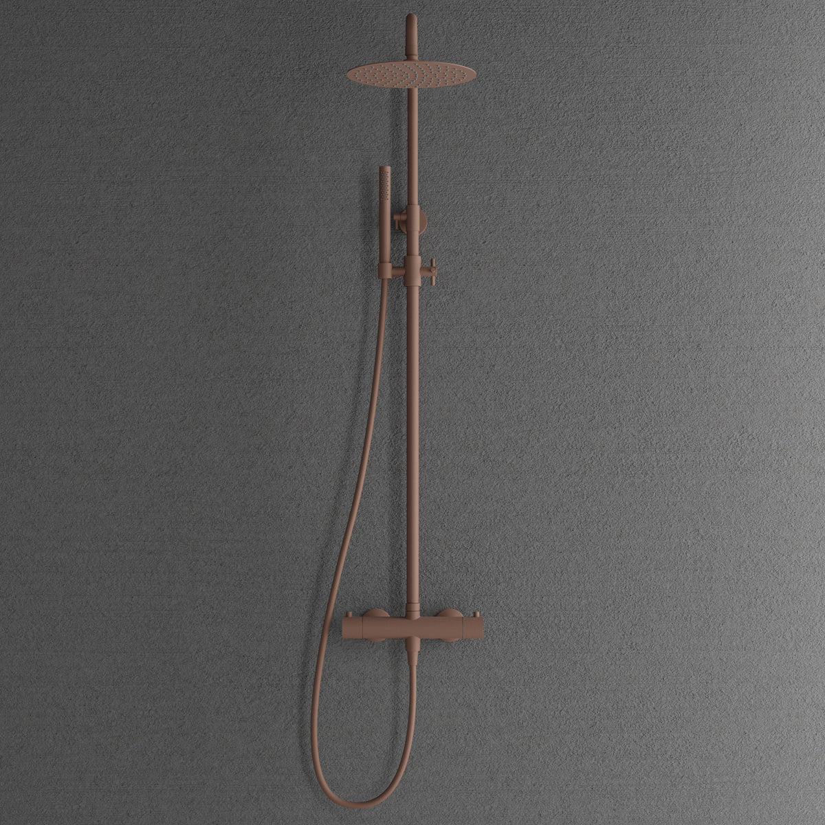 ScandTap Pleasure 2 Regendusch-Set Aufputz, Rust, Originalfoto