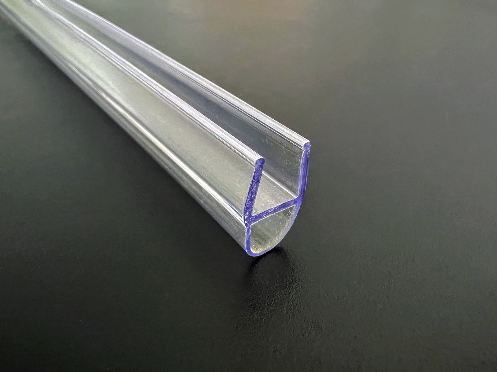 Polycarbonat-Streifdichtung (Ballondichtung) hochtransparent – Für 6 oder 8 mm Glas – Art.Nr. S007