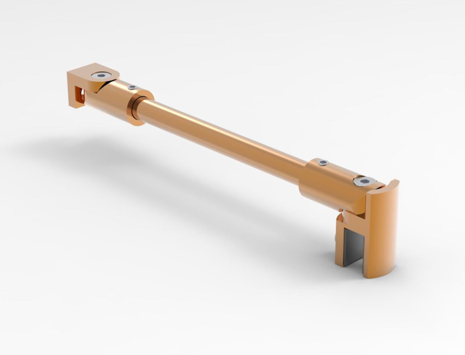 Stabilisierungsstange rund 12 mm 1200 mm Rosé Gold poliert