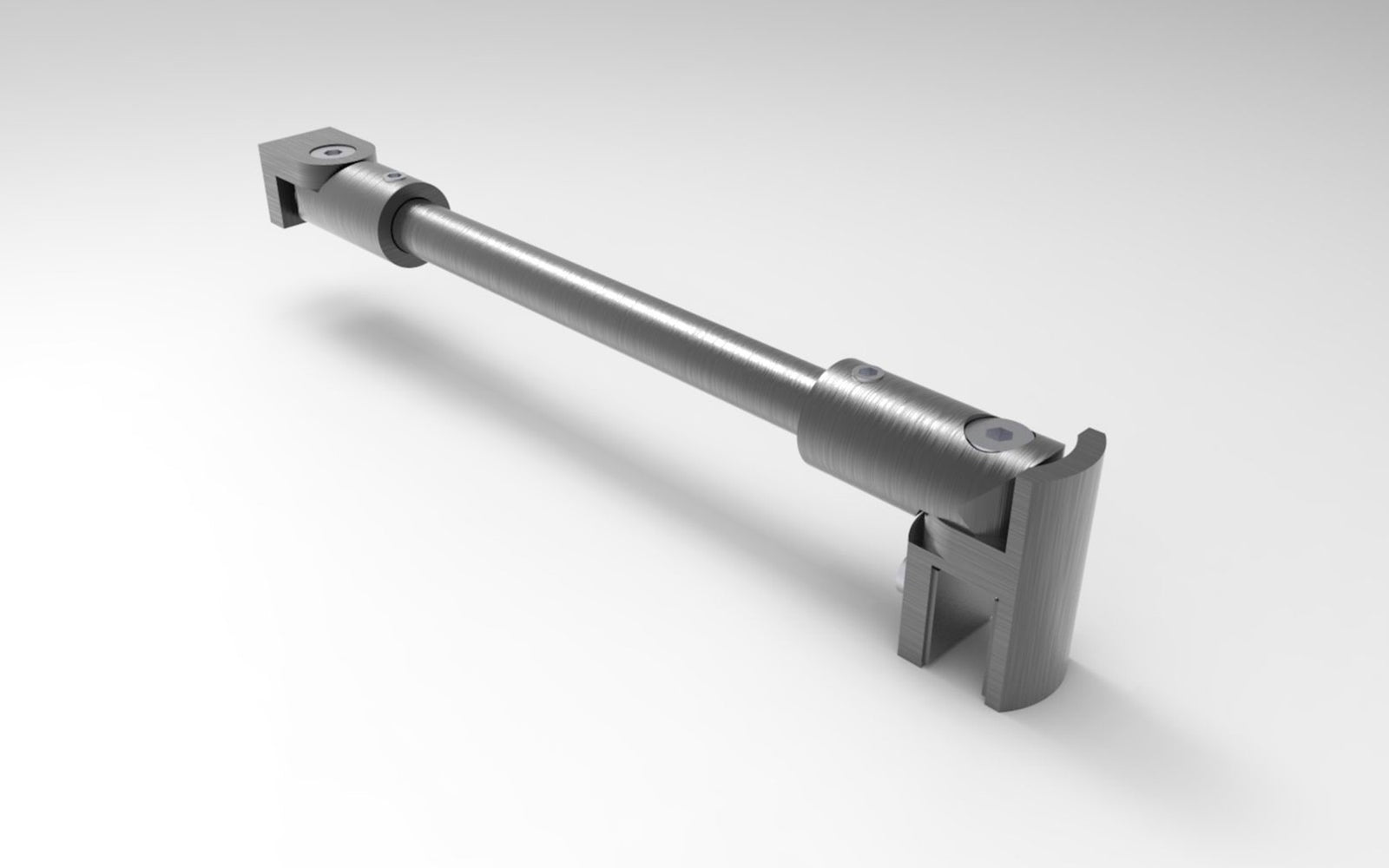 Stabilisierungsstange rund 12 mm 1200 mm Graphit gebürstet