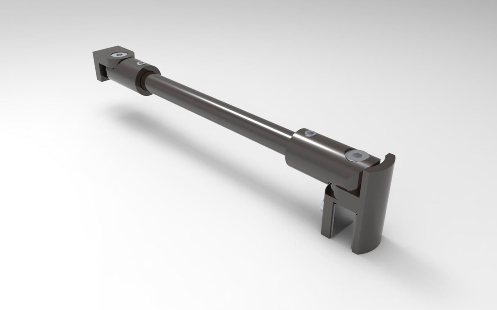 Stabilisierungsstange rund 12 mm 1200 mm Graphit poliert