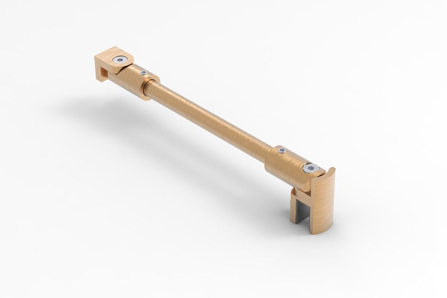Stabilisierungsstange rund Ø 12 mm, 1200 mm, in Gold Bronze gebürstet