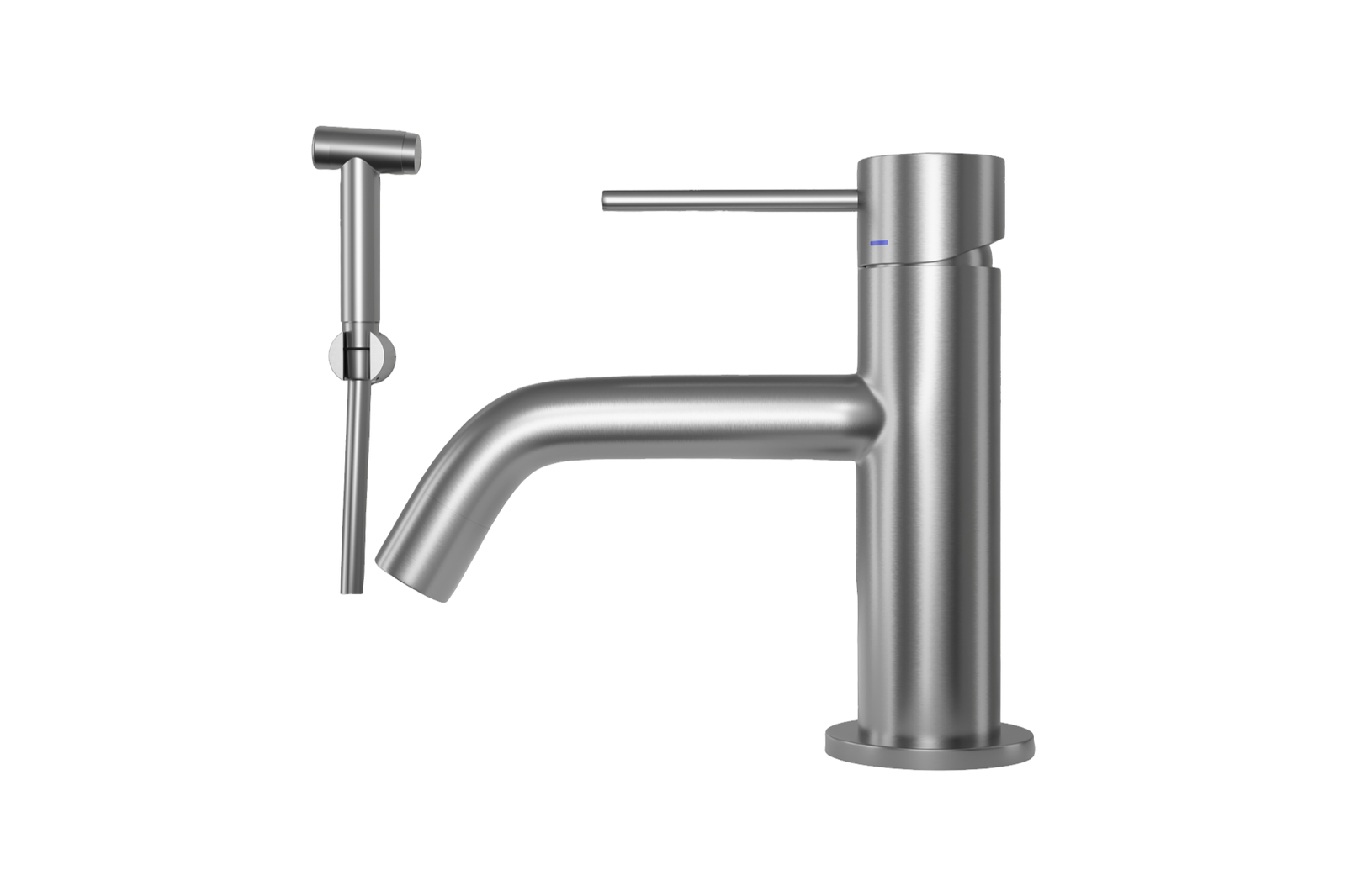 ScandTap Voyage B Waschtischarmatur mit Bidet-Düse, Edelstahl gebürstet
