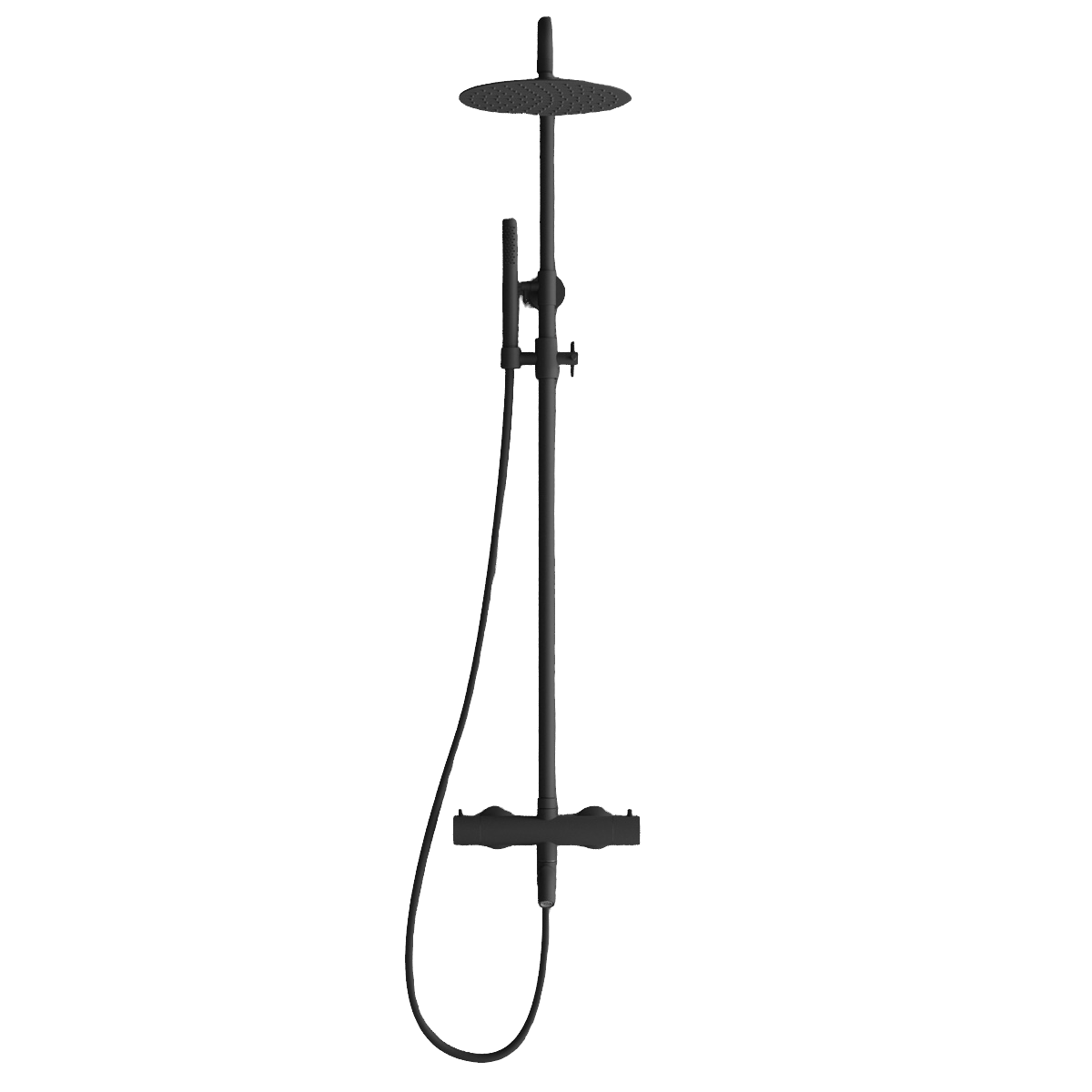 ScandTap Pleasure 3 Regendusch-Set mit Wanneneinlauf, Coal