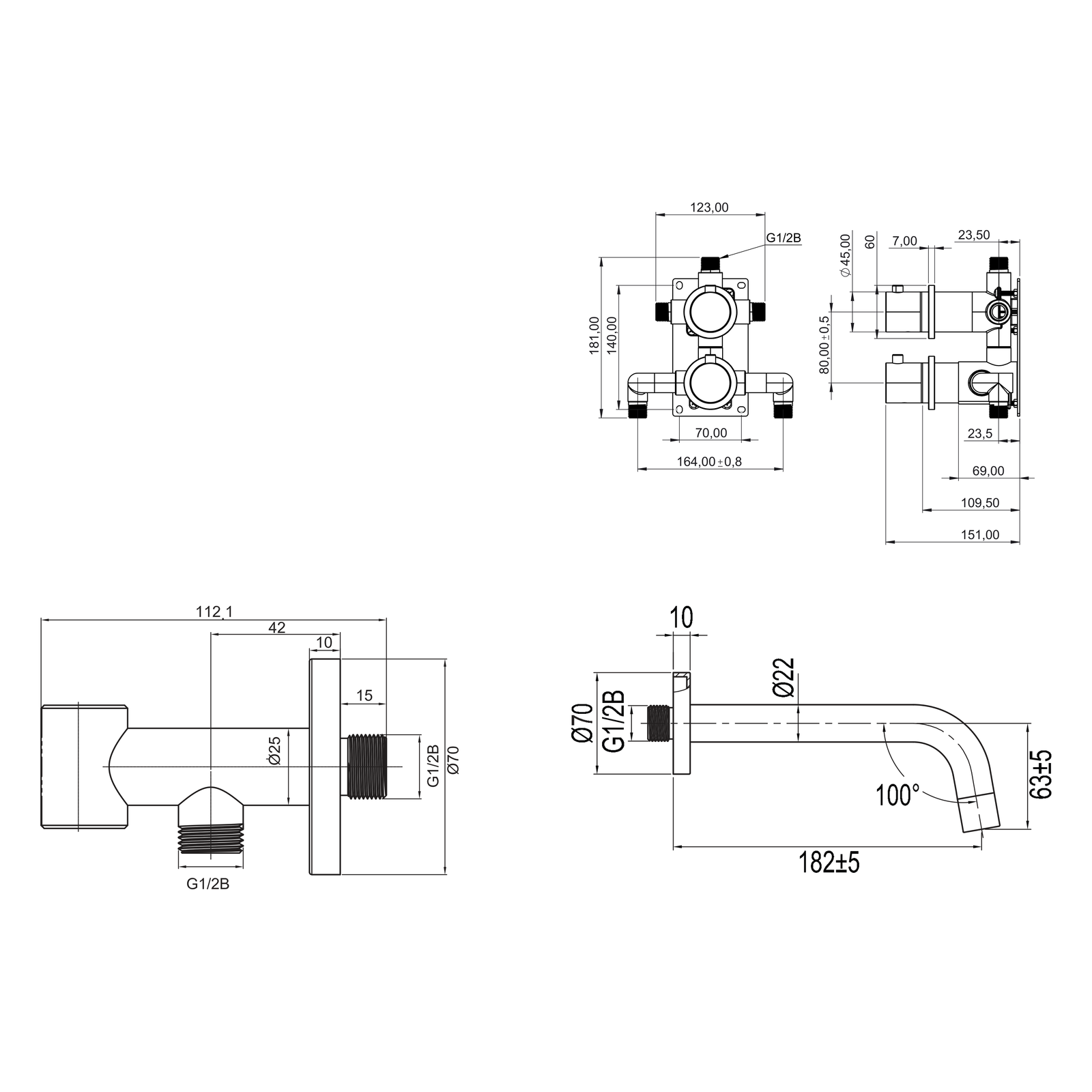 ScandTap Harmonized 4 Ce, Maßzeichnung