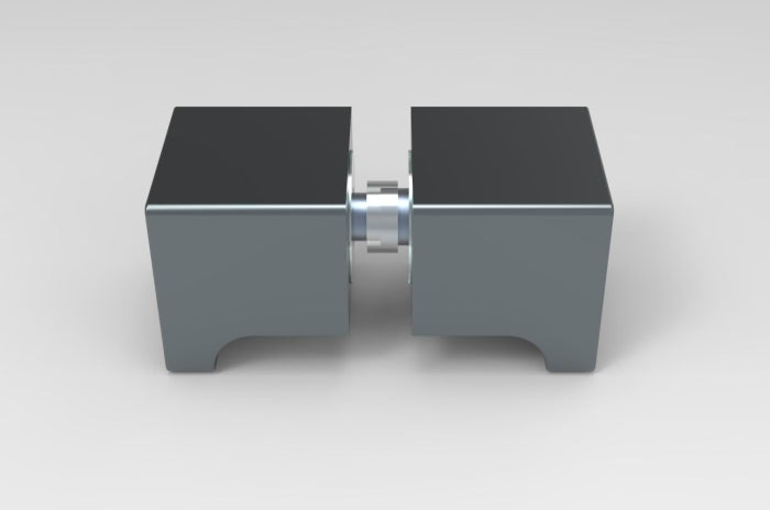 Duschtürgriff eckig, Art.Nr. SDK300, Graphit