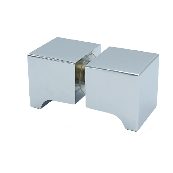 Dusch-Türgriff SDK300 – eckig 32×32 mm Messing, 6–12 mm Glas, 11 Oberflächen