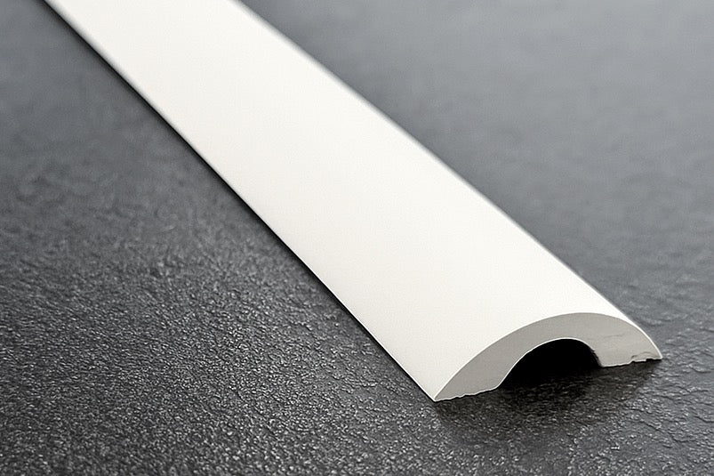 Schwallprofil rund SDT980 – Alu 6 mm, 5 Farben, 100–240 cm