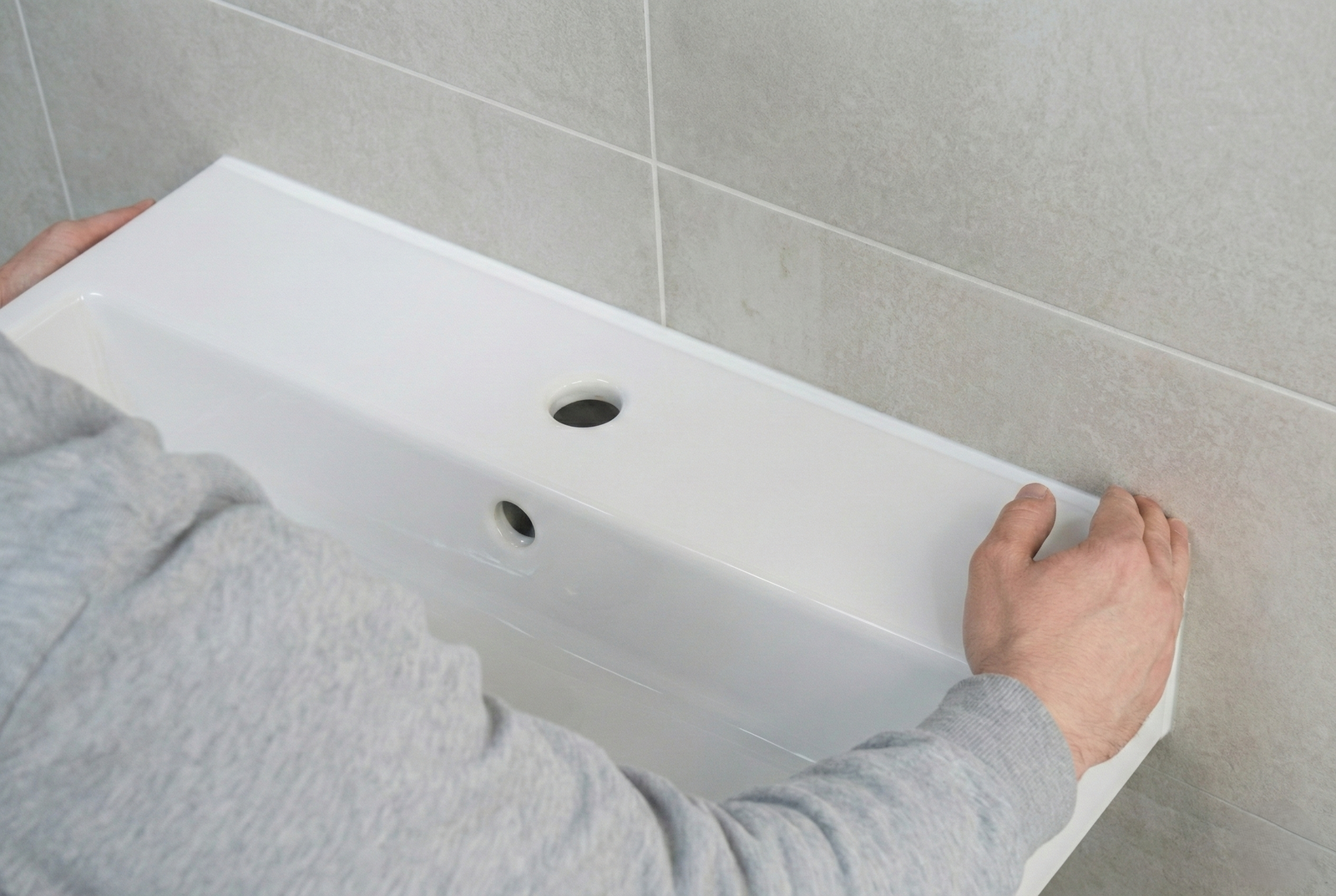 Fertigfuge, die einfache Lösung für perfekte Silikonfugen im Bad | Silikonfuge fertig | Fugenring | eezee