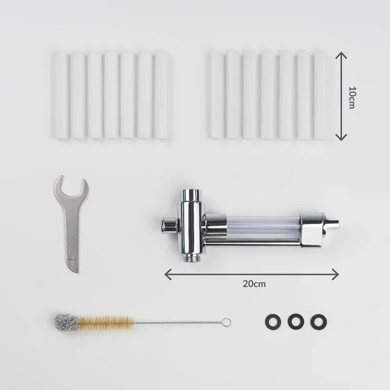 ShowerPlus Salzdusche Starterset | Das Salz des Meeres für Ihre Haut