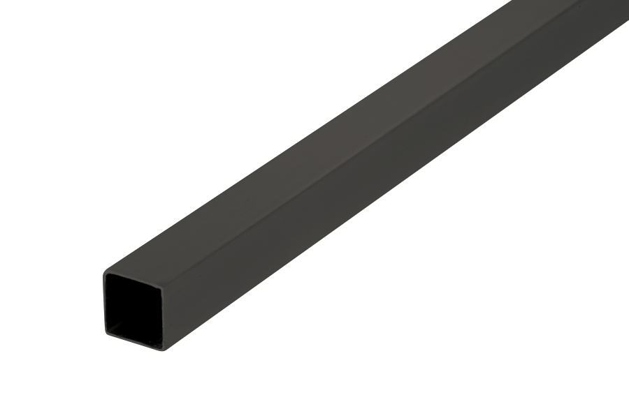 Stabilisierungsstange eckig 12 x 12 mm, 500 mm, Schwarz matt, Art.Nr. SQ1205MBL