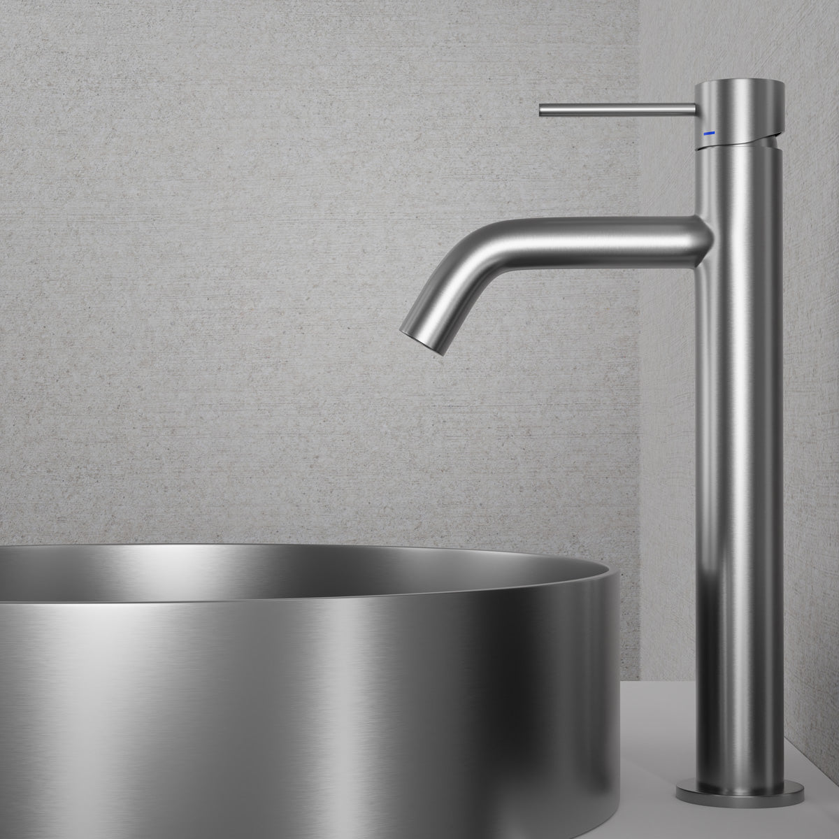 ScandTap Voyage High Waschtischarmatur, Edelstahl gebürstet, Originalfoto