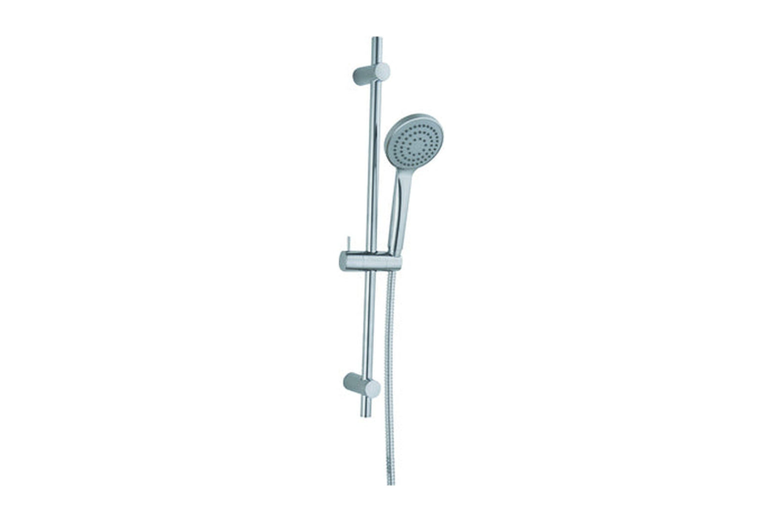 Vigour one V1 Brausegarnitur, Wandstange 60 cm mit Handbrause und Flexschlauch, verchromt