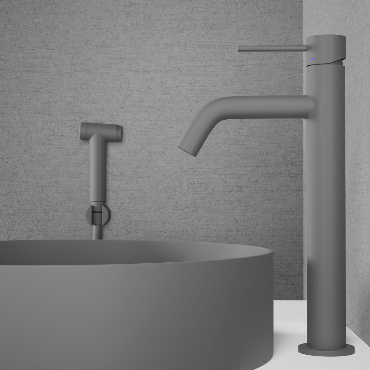 ScandTap Voyage High B Waschtischarmatur mit Bidet-Düse, Scrap