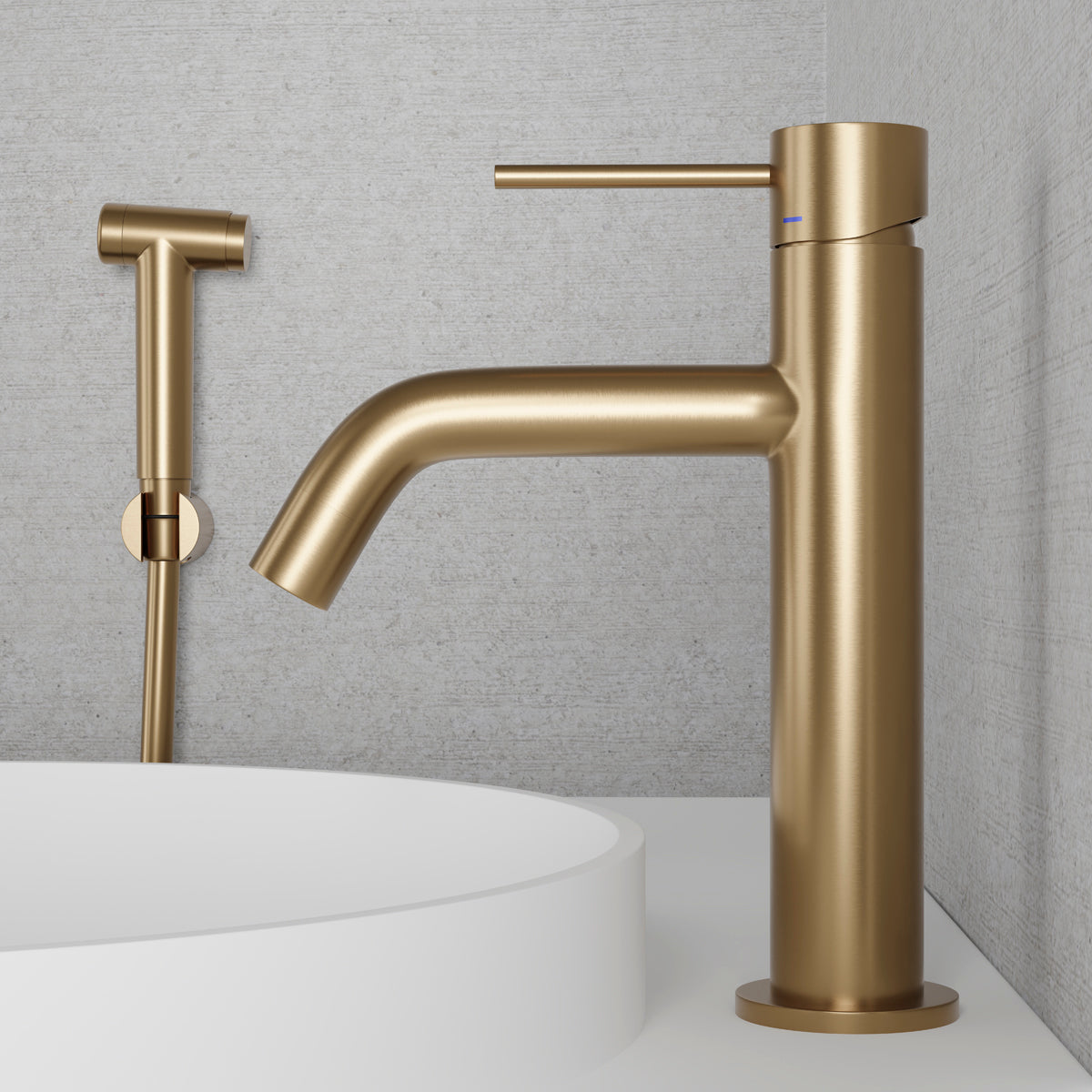 ScandTap Voyage Medium B Waschtischarmatur mit Bidet-Düse, Sand