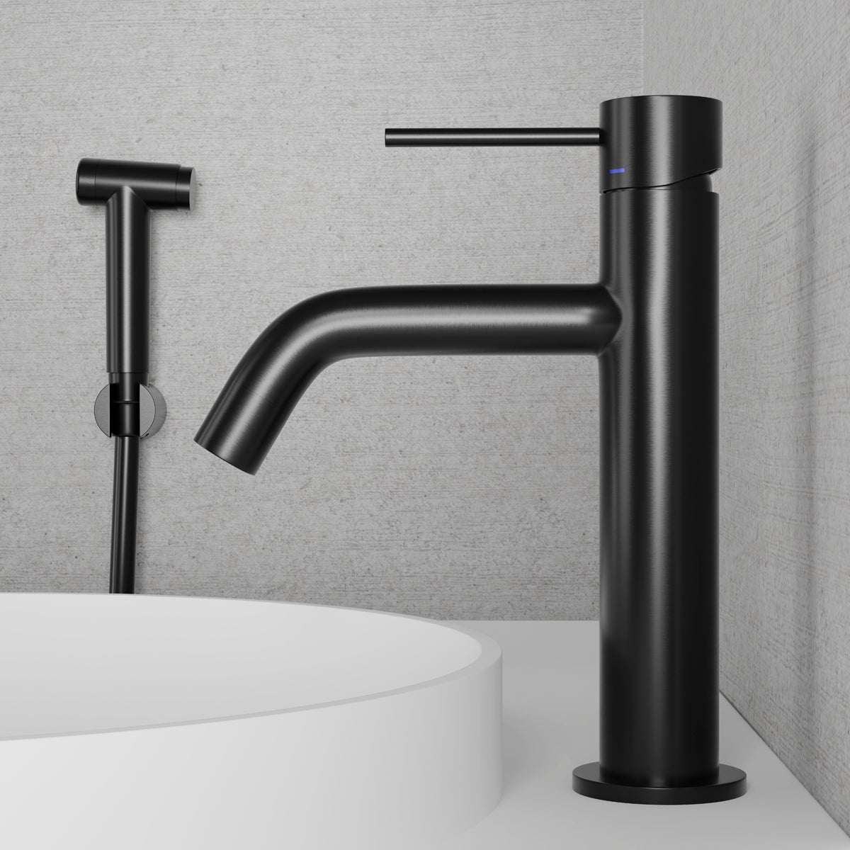 ScandTap Voyage Medium B Waschtischarmatur mit Bidet-Düse, Shadow