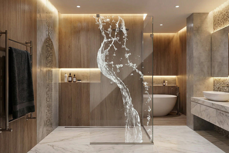 Sichtschutz in der Dusche ohne Folie: Lasergravur, Satinato & Co.