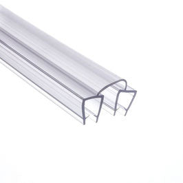 Verbindungsdichtung aufsteckbar Glas-Glas – Für 6 oder 8 mm Glas, Lücken bis 12 mm – Art.Nr. 006