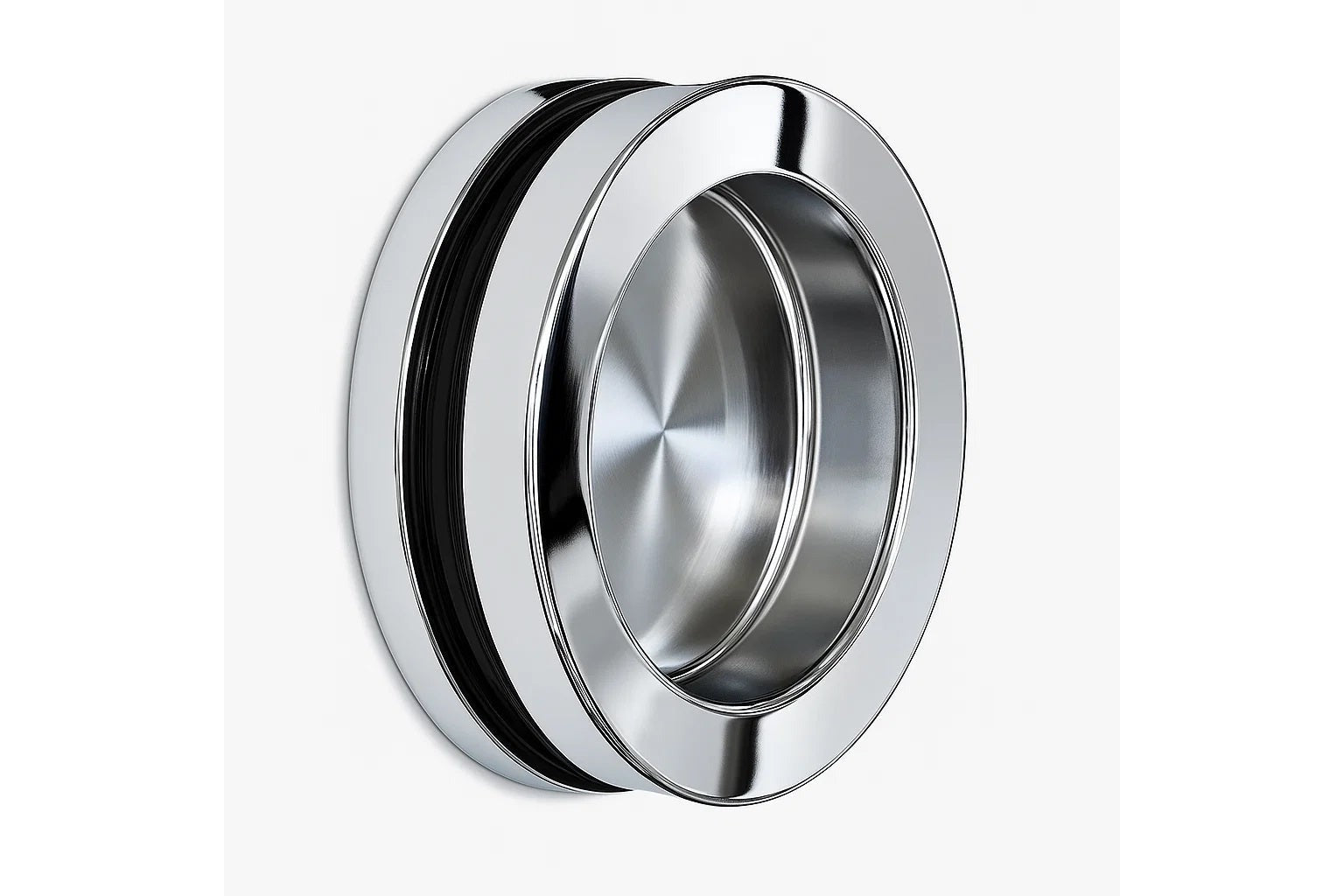 Griffmuschel, rund Ø 60/38 mm V2A verschraubt, 8–12 mm Glas, Ansicht 7