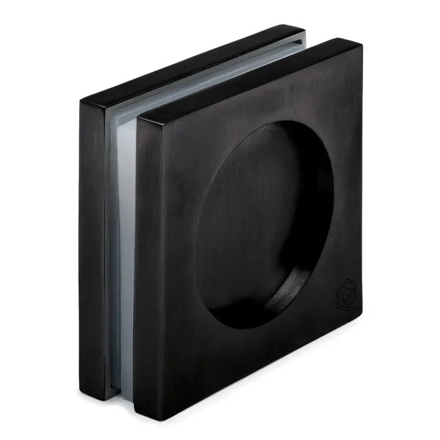 Griffmuschel – quadratisch, Edelstahl, zum Verschrauben, Ø 65/45 mm