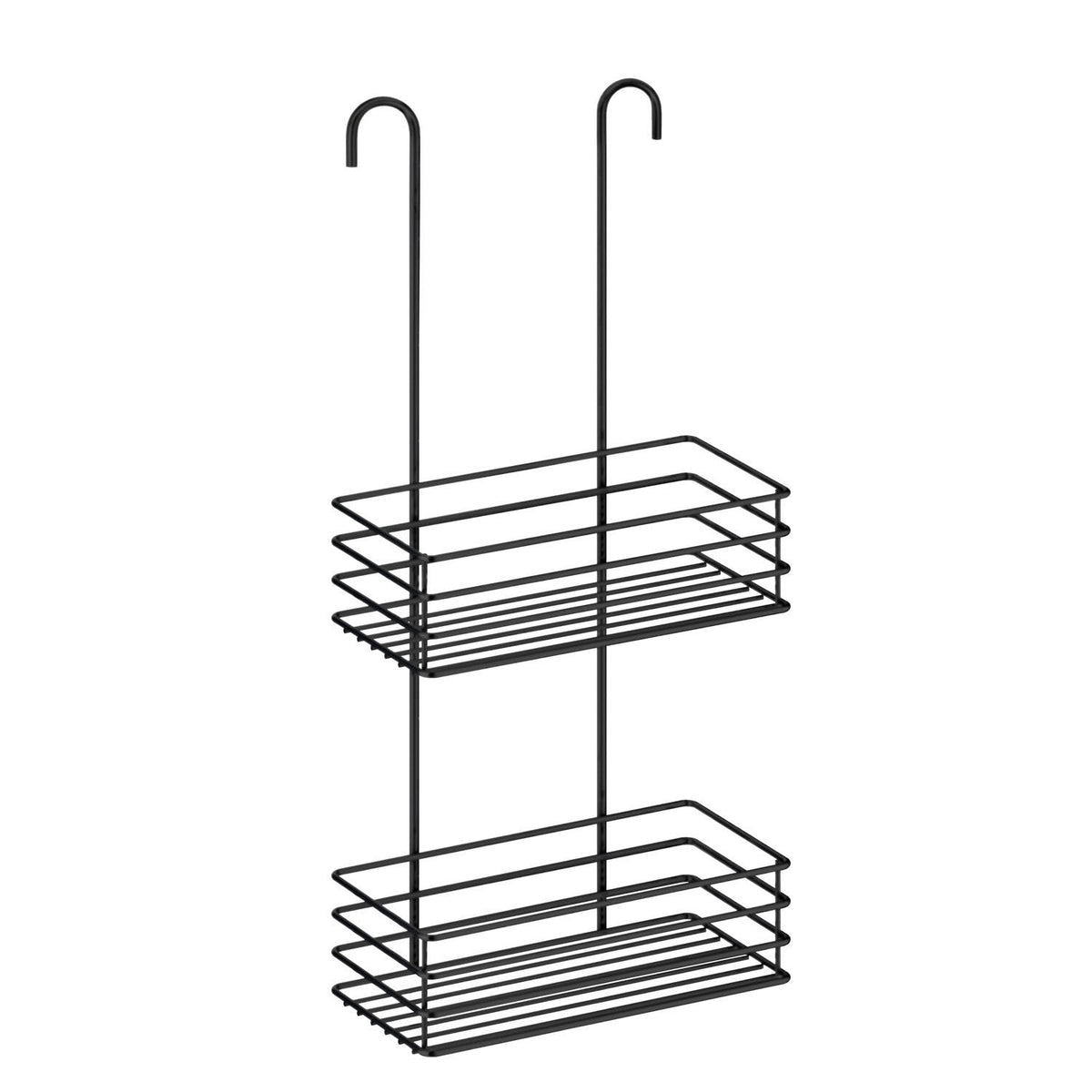 Duschkorb für Duscharmaturen doppelt Schwarz