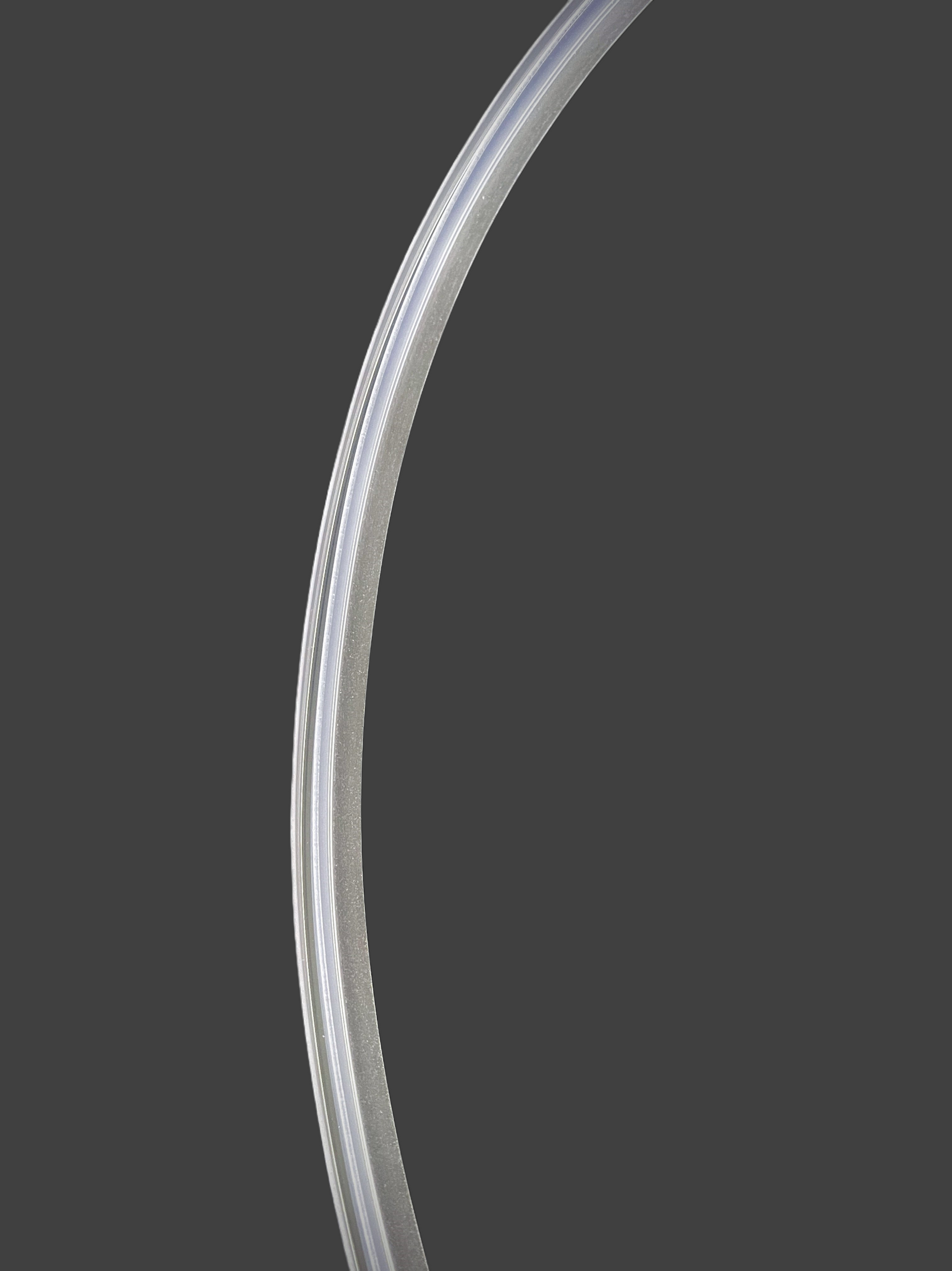 gebogene Dusch-Türdichtung mit Schleiflippe, für Lücken von 11- 14 mm