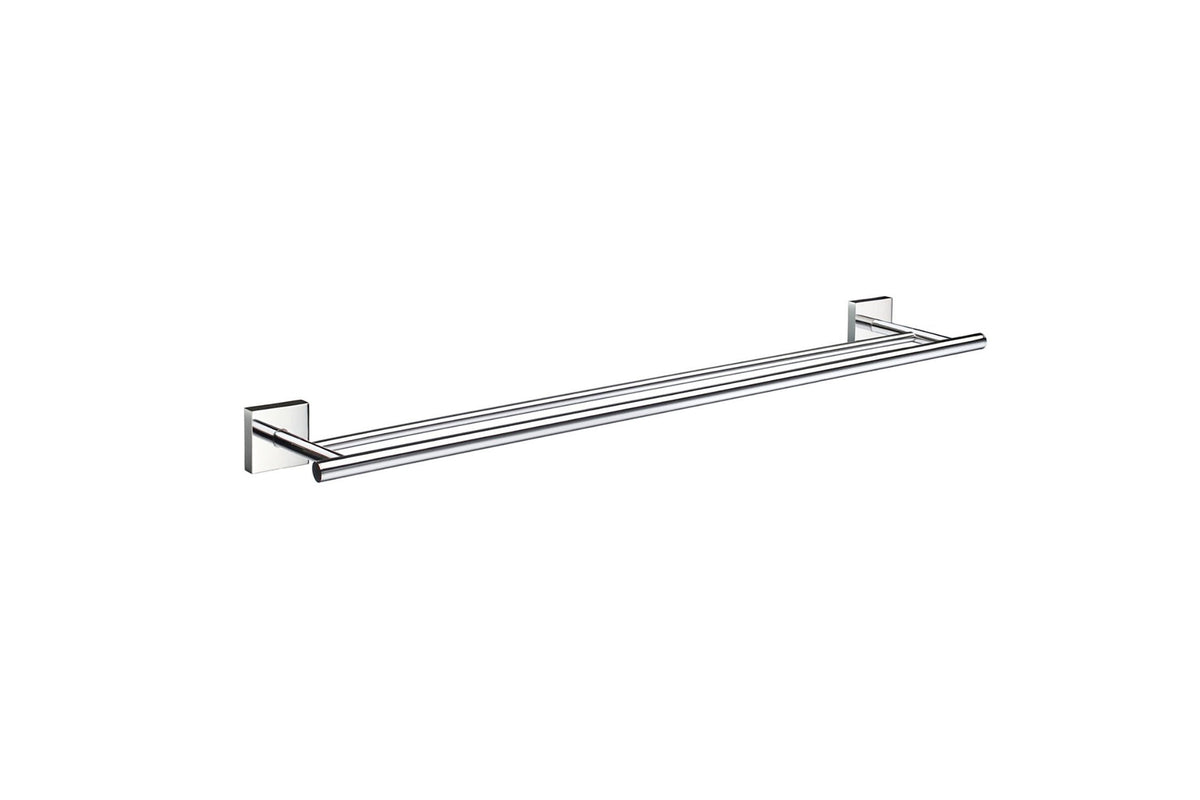 HOUSE Handtuchstange doppelt, Länge 648 mm, Oberfläche Chrom poliert
